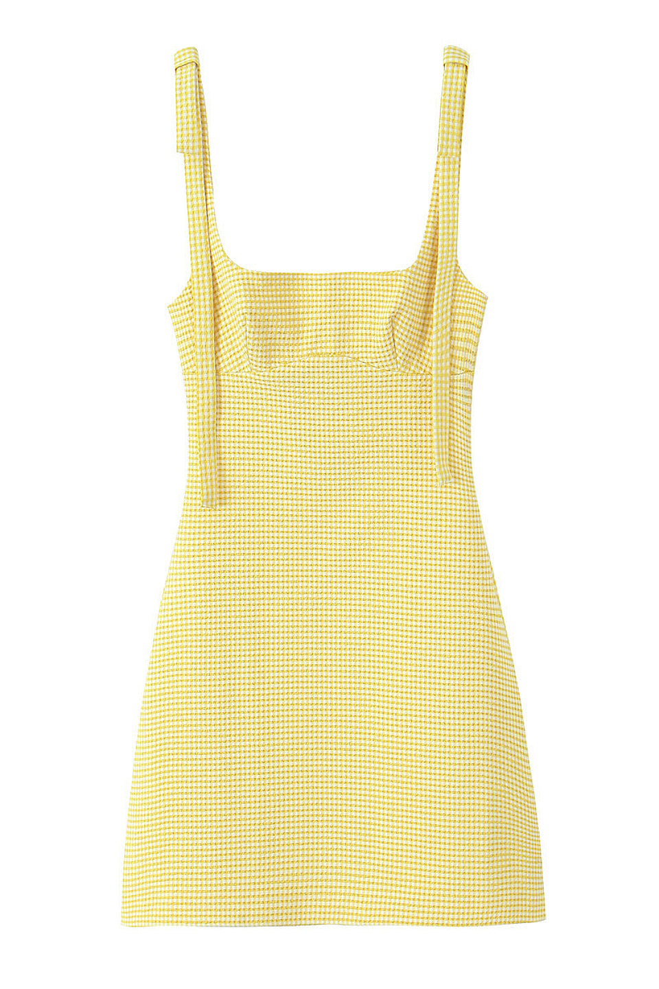 yellow gingham mini dress Bow Strap – ShimmerMolly crochet knit Stylish Dress Designs for fresh gingham linen Color:Red-Olive