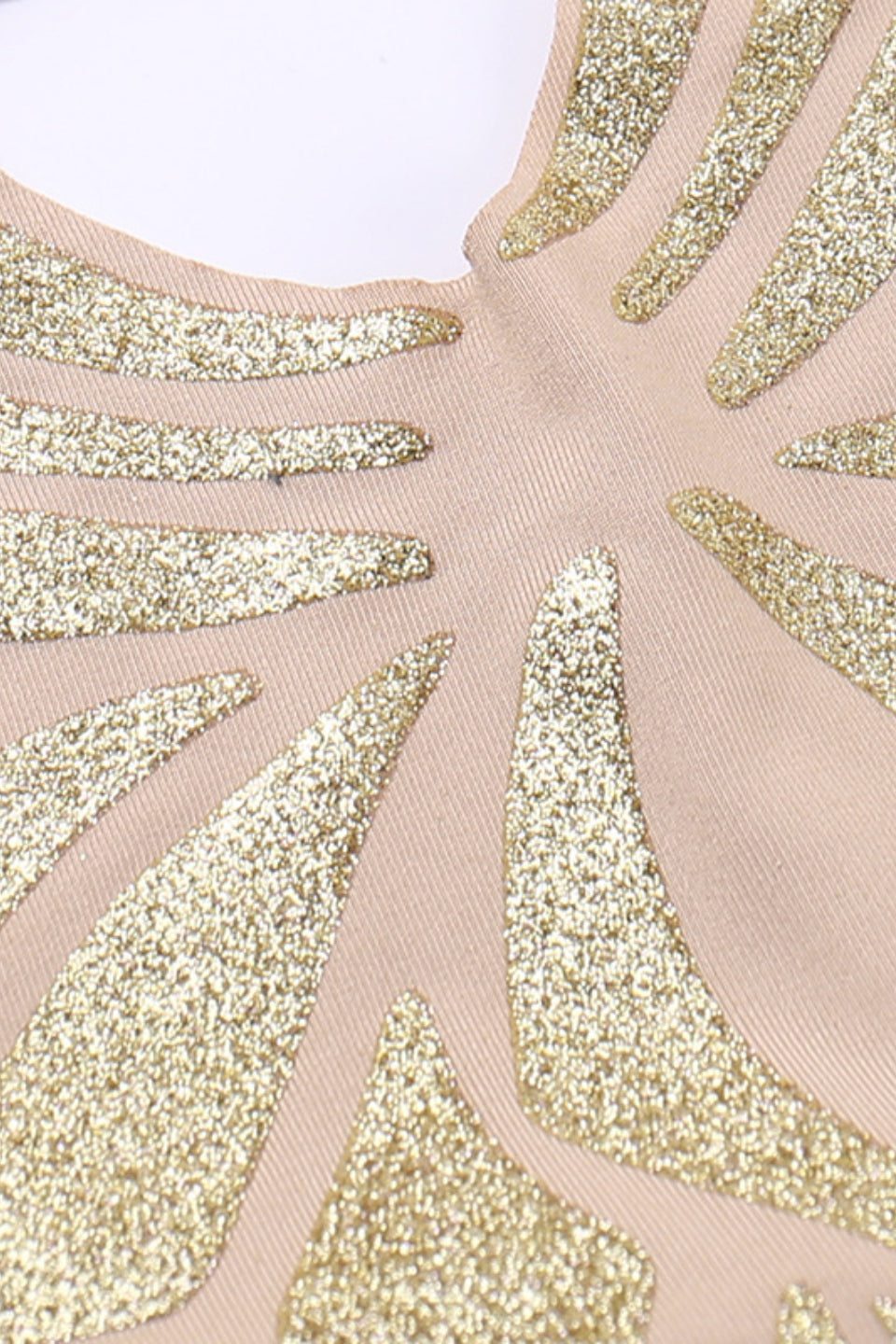 Gold Butterfly Halter Top
