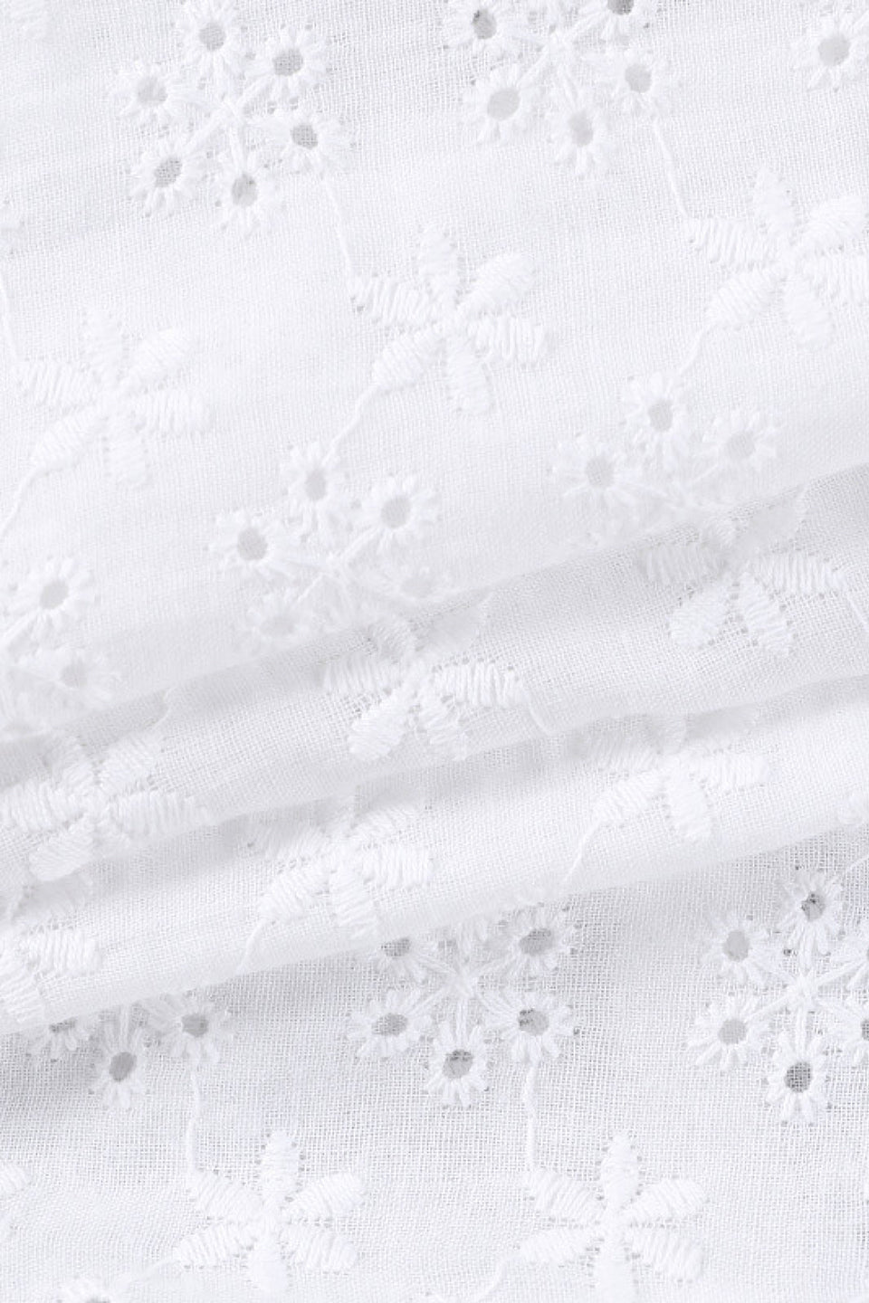 White Eyelet Bustier Top