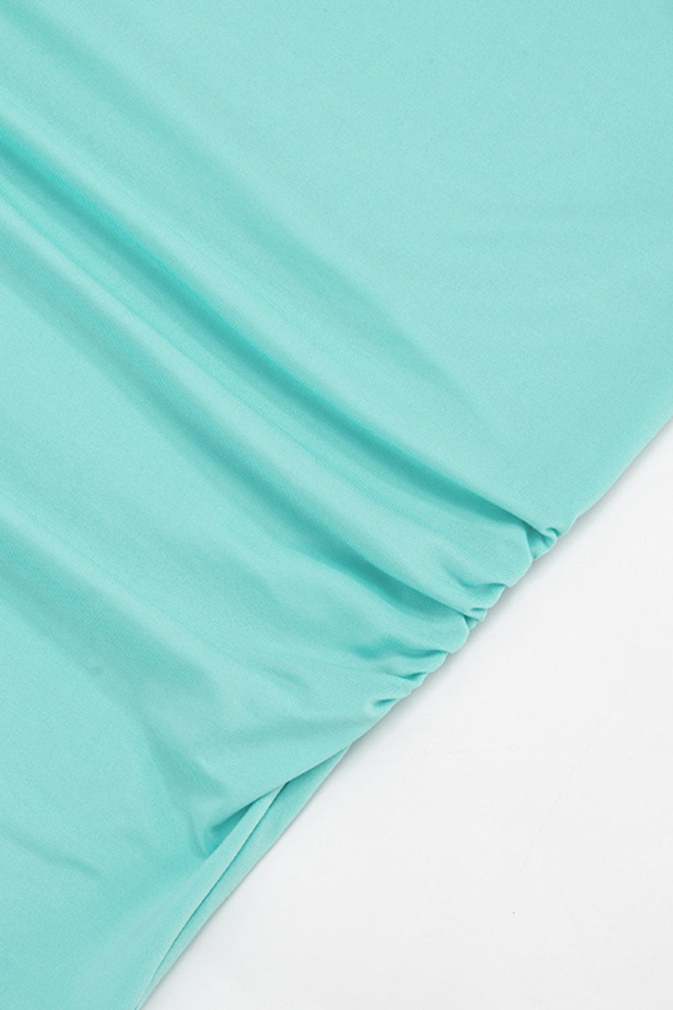 Mint Wrap Mini Dress