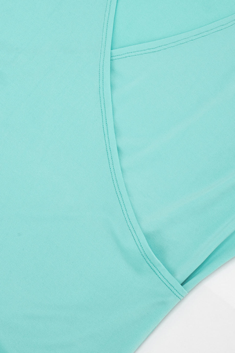 Mint Wrap Mini Dress