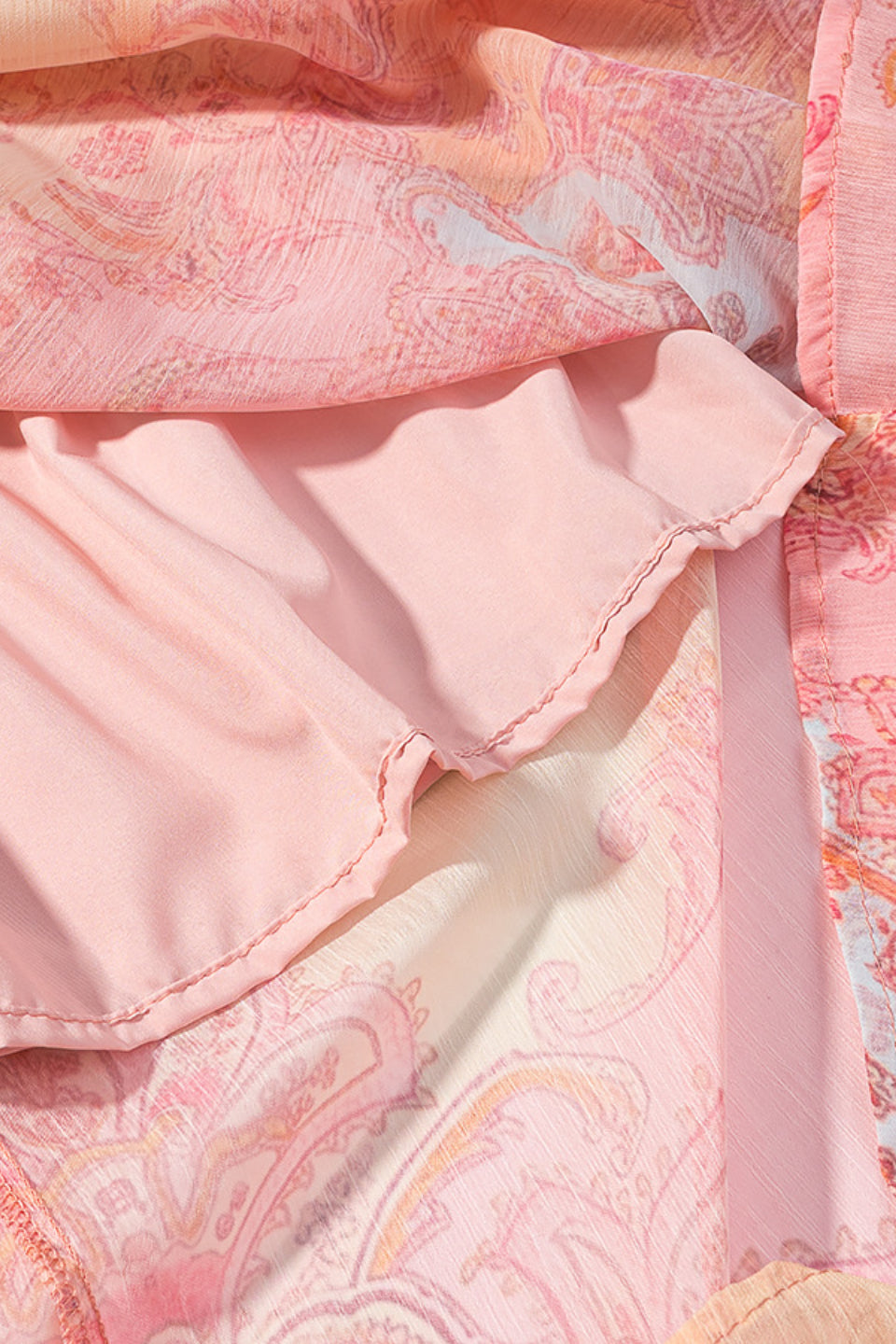 Peach Paisley Muse Maxi Dress
