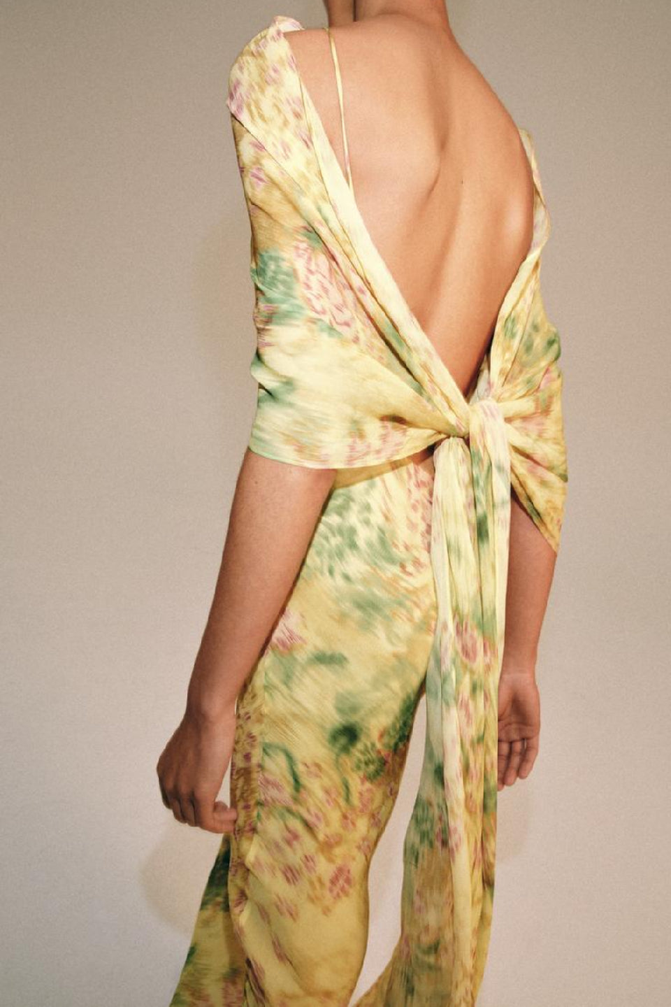 Golden Mist Maxi Dress