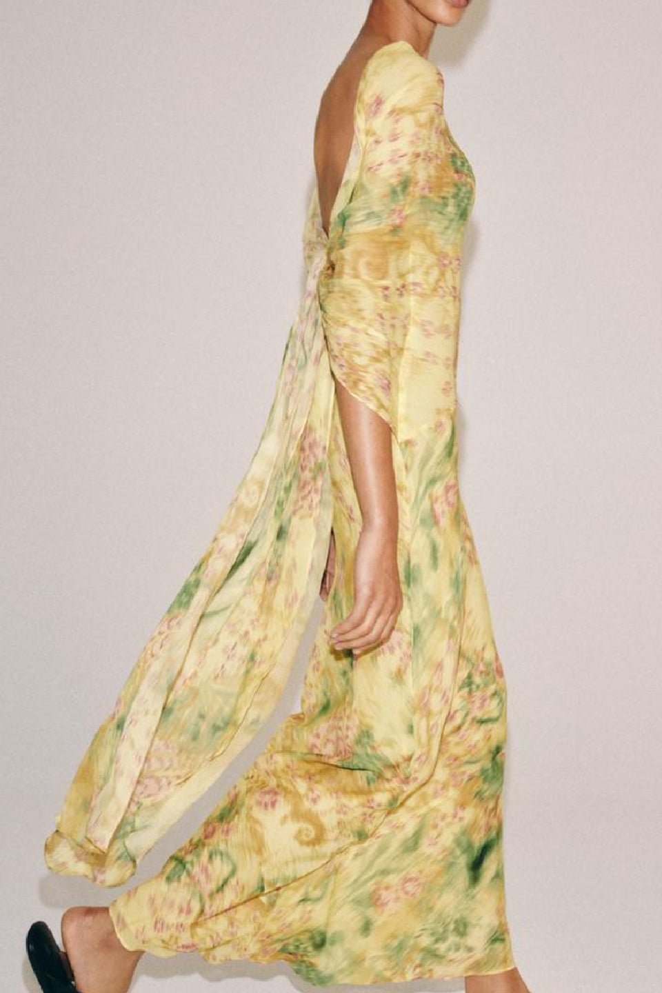 Golden Mist Maxi Dress