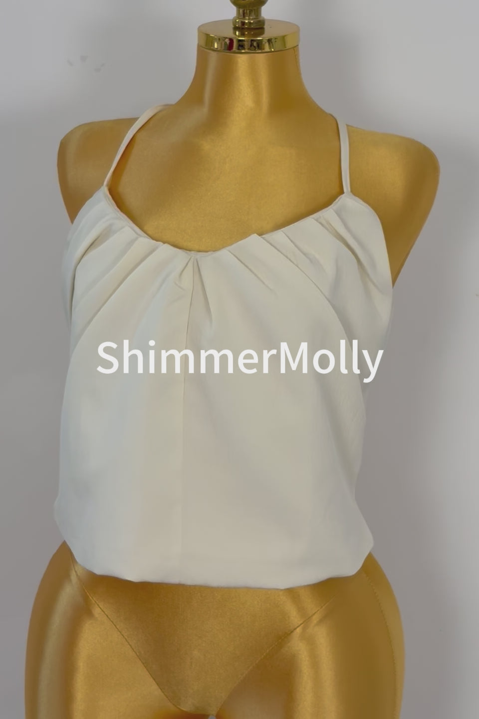 Ivory Minimal Cami  Top