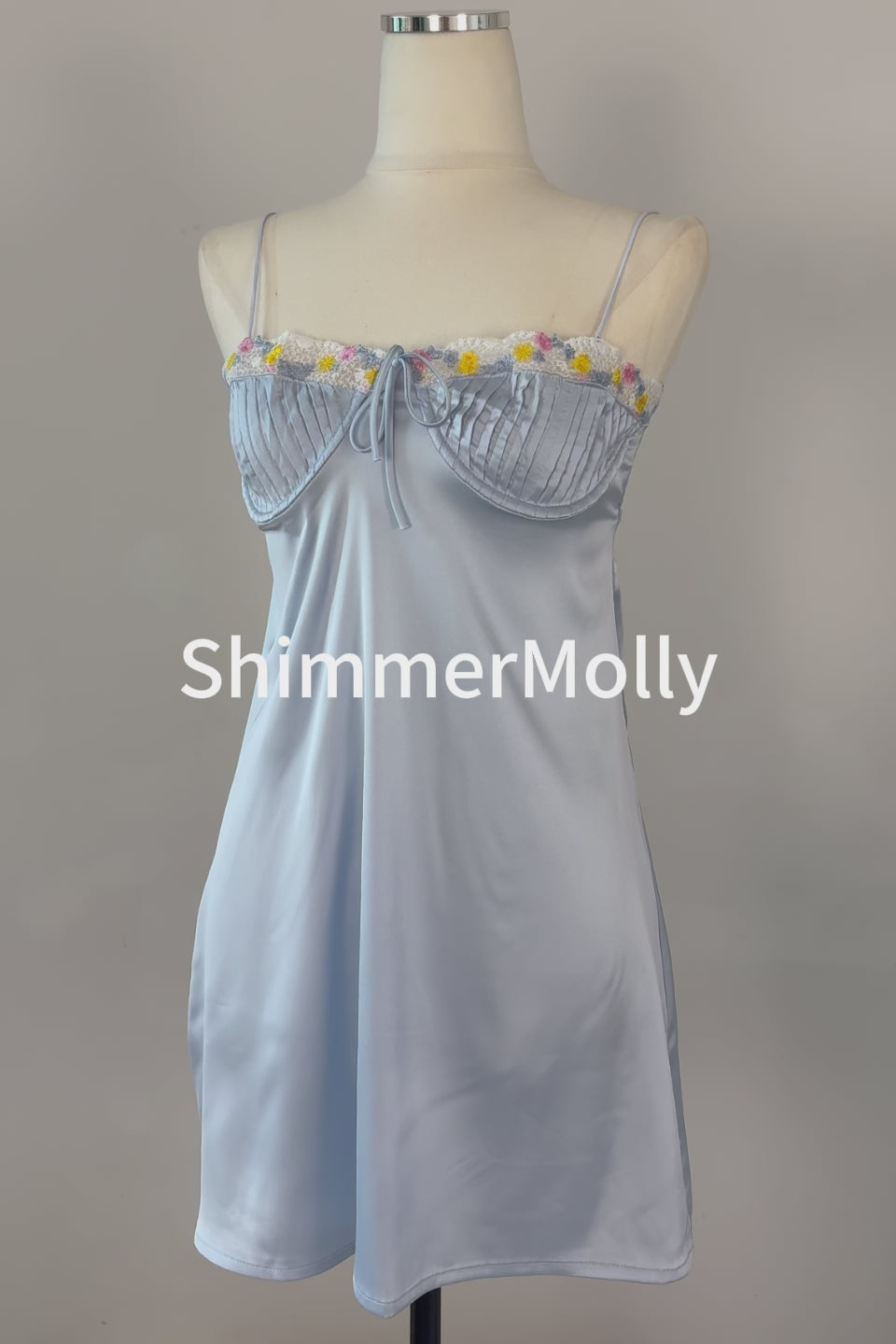 Bluebell Lace Mini Dress