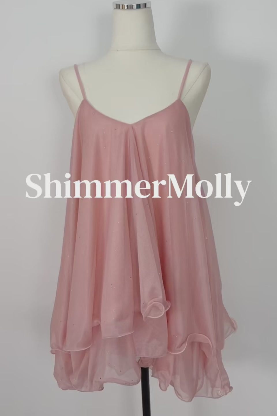 Blush Sparkle Mini Dress