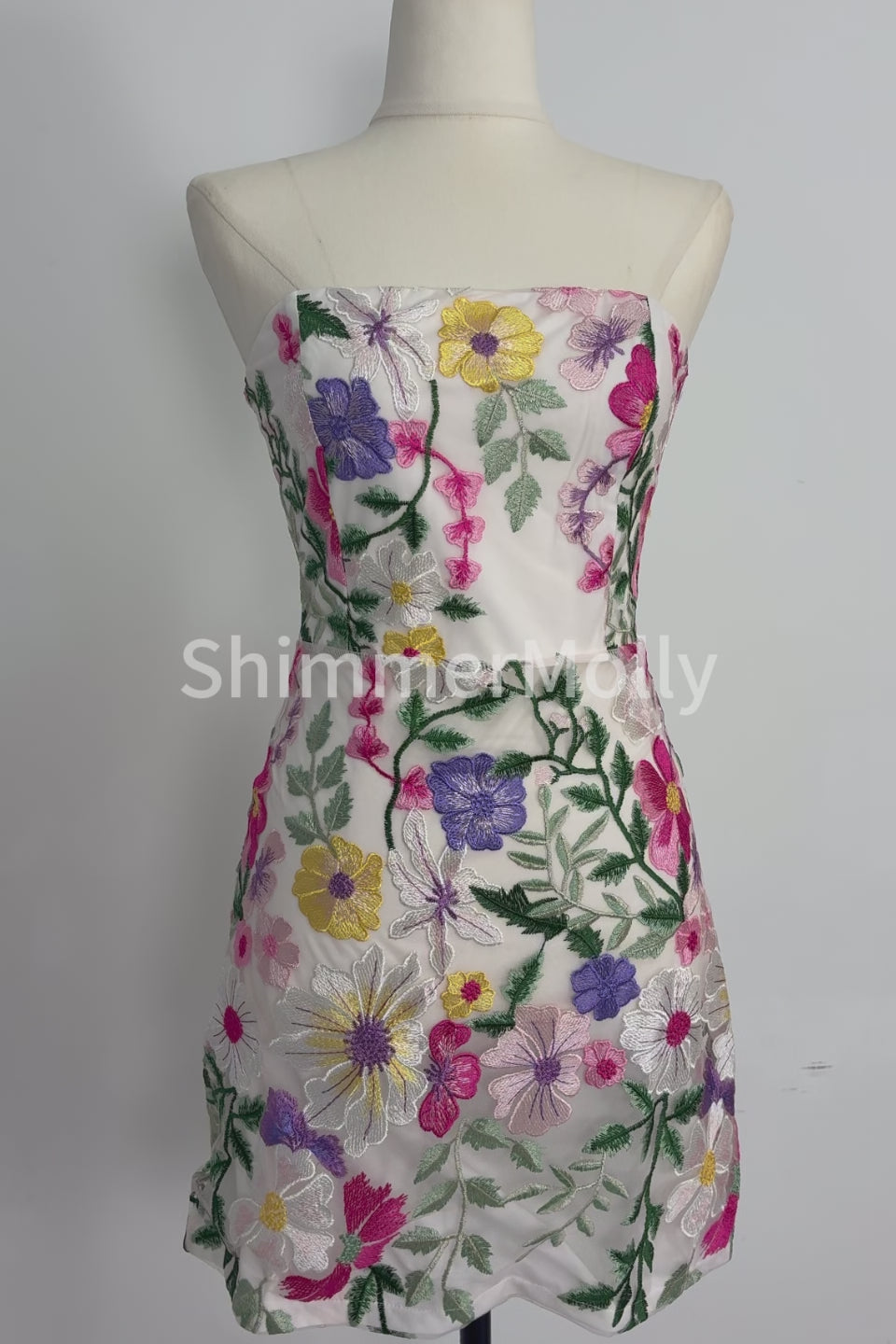 Petal Bloom Mini Dress