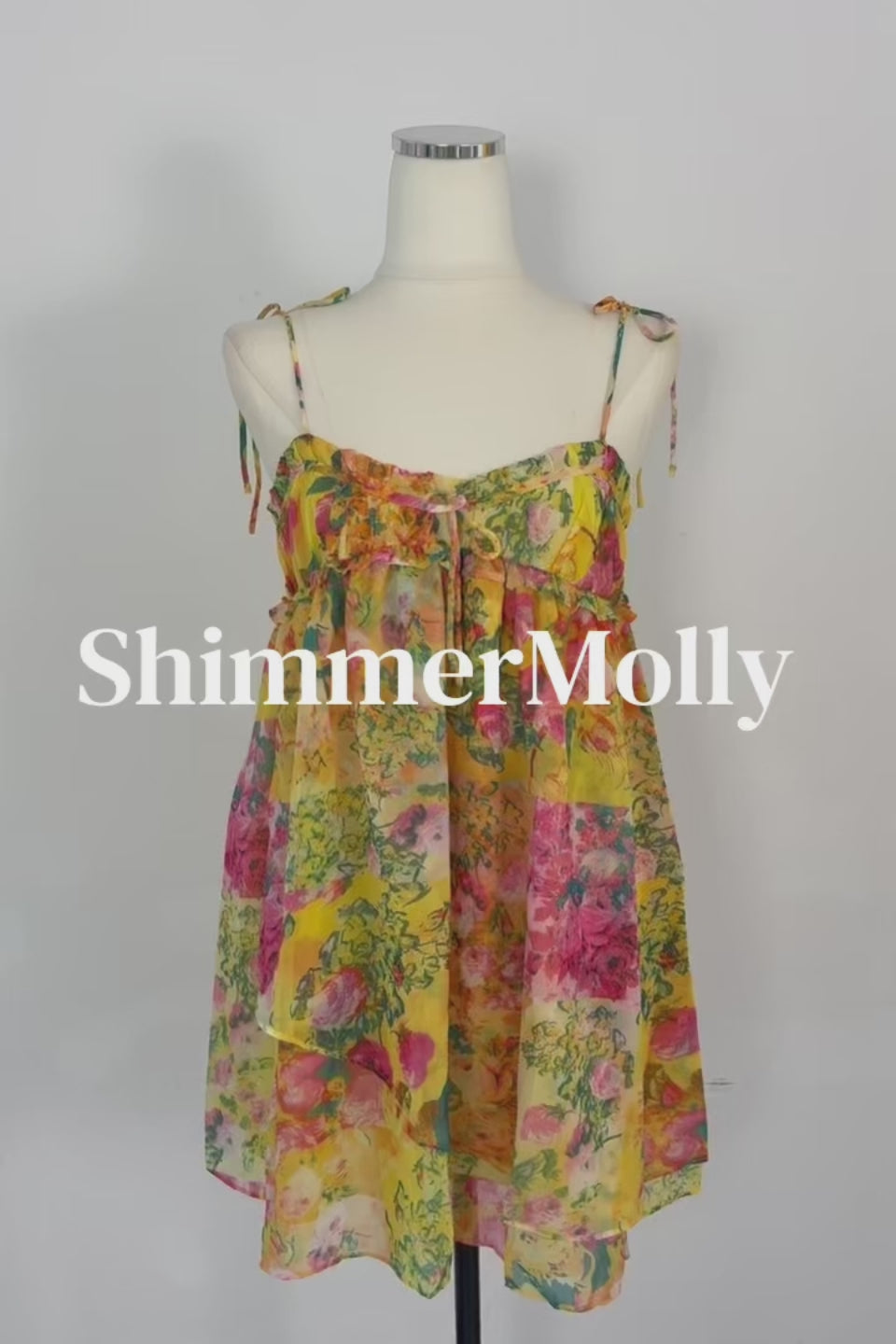 Butter Blossom Mini Dress