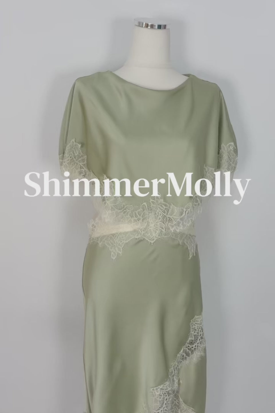 Sage Whisper Midi Dress