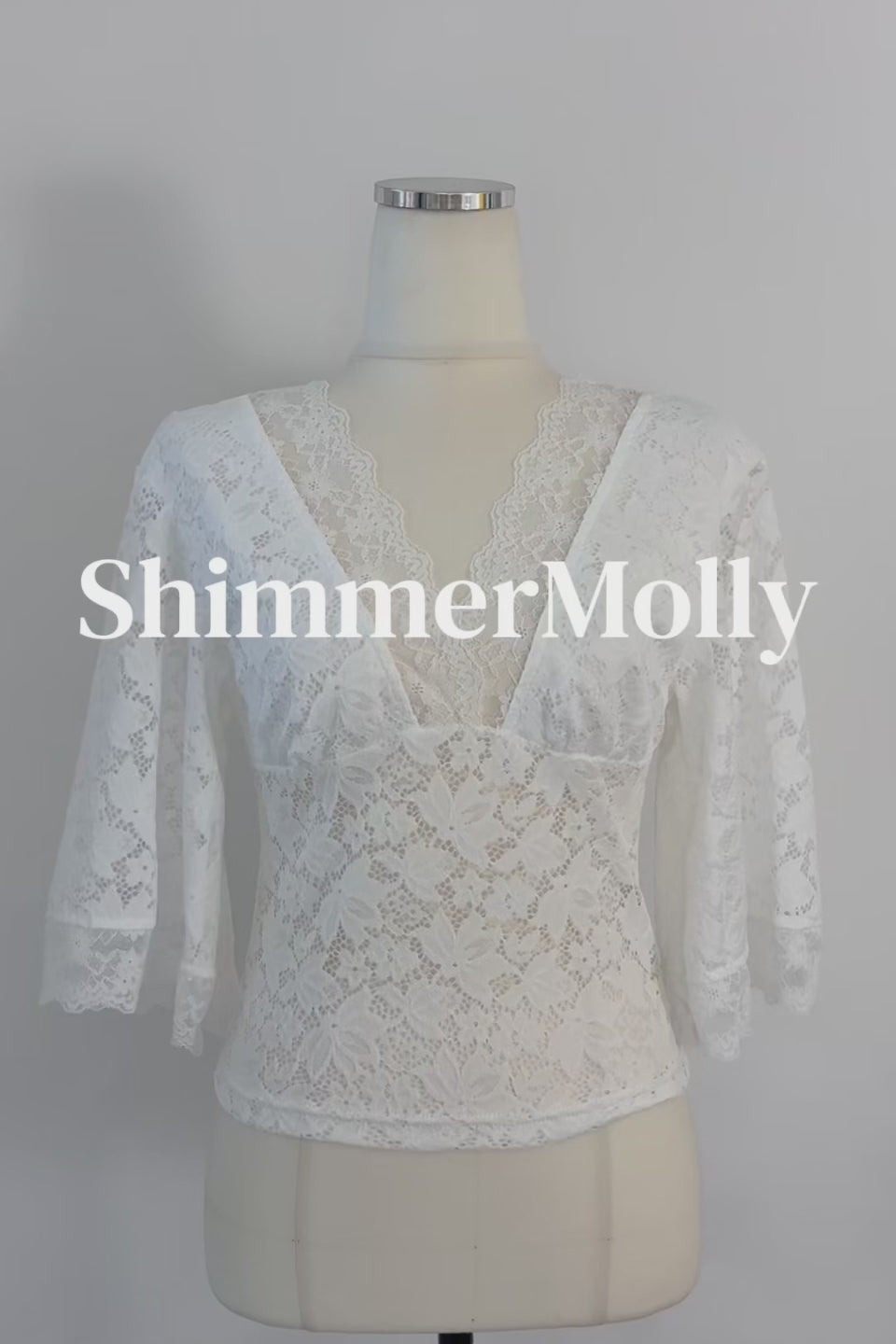 Ivory Lace Romance Blouse