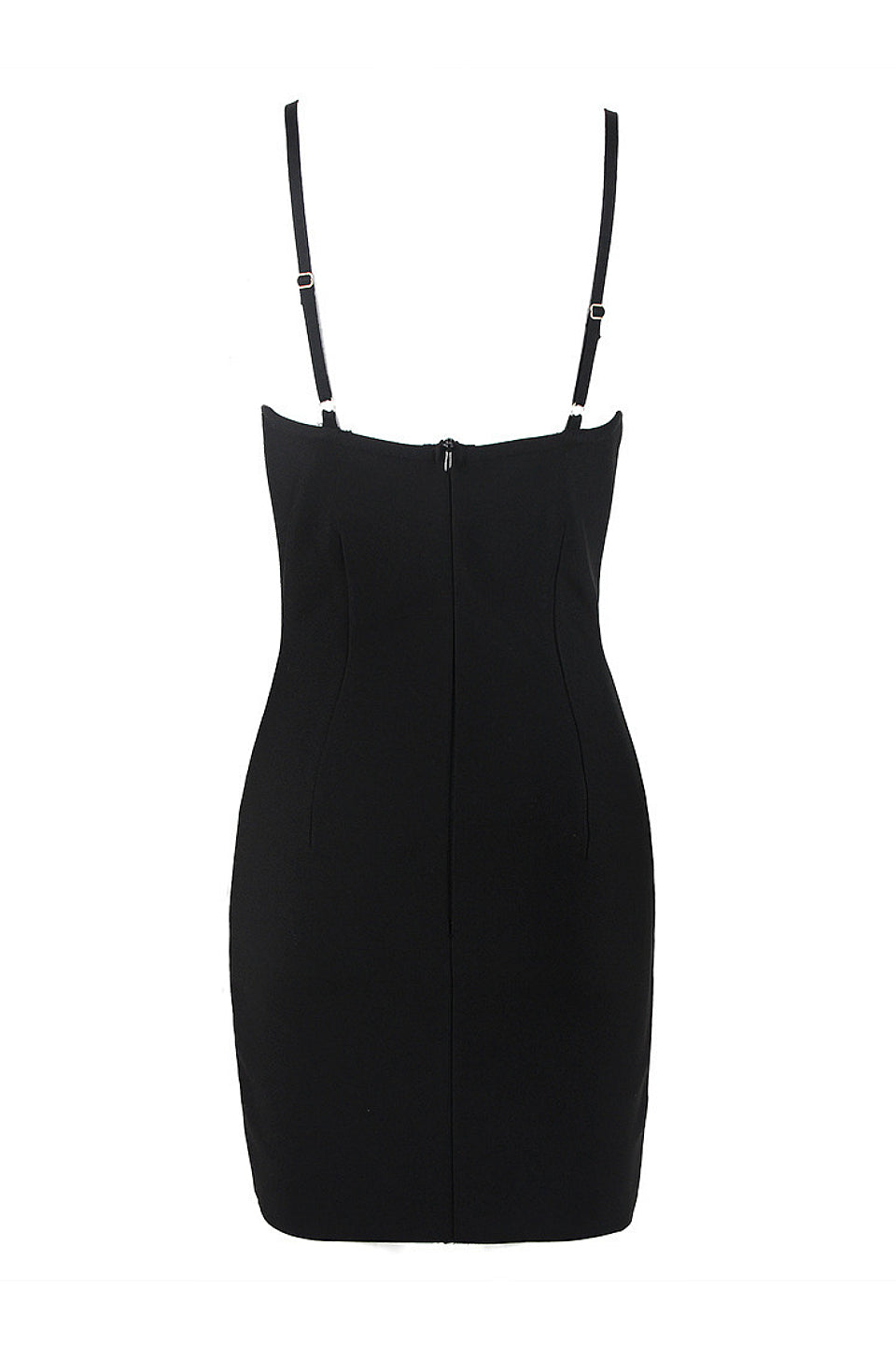 Noir Rhinestone Bloom Mini Dress