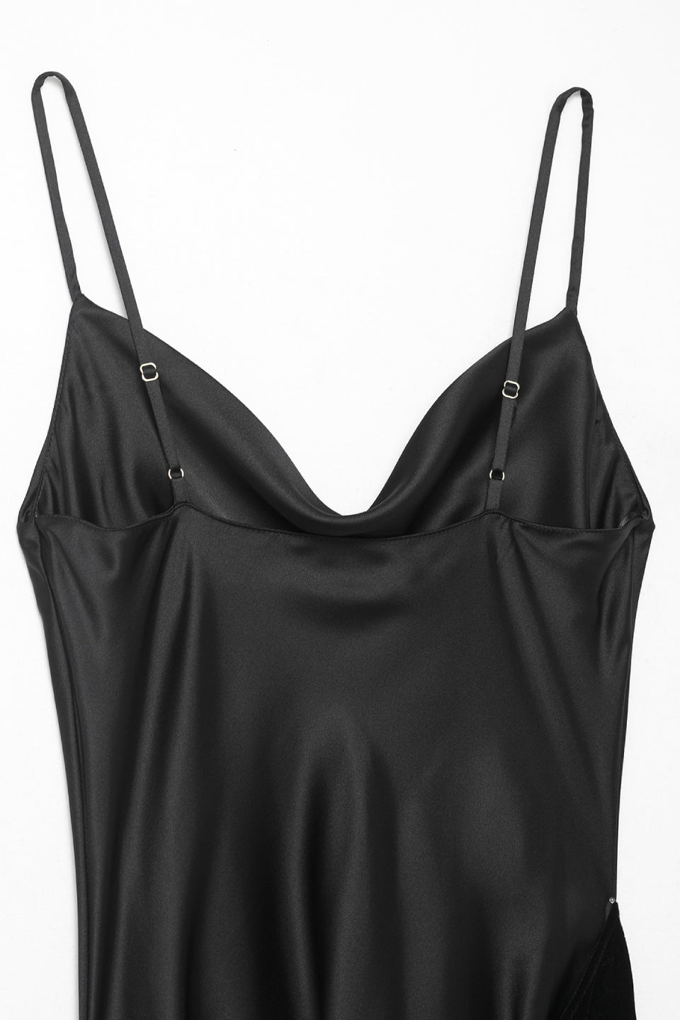 Noir Velvet Fringe Mini Dress
