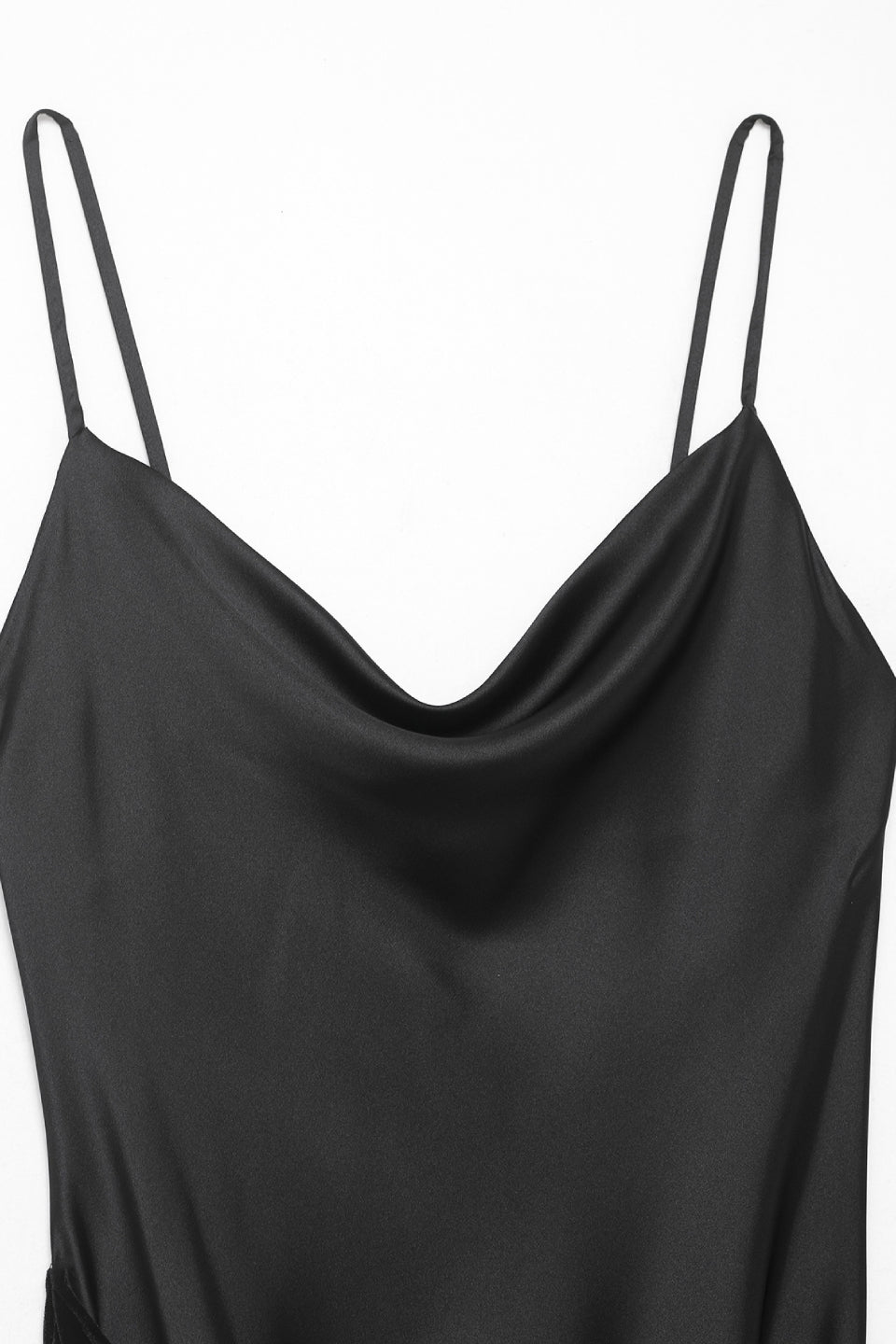 Noir Velvet Fringe Mini Dress