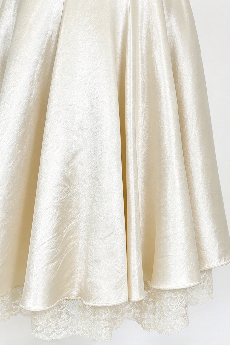 Ivory Jacquard Corset Midi Dress