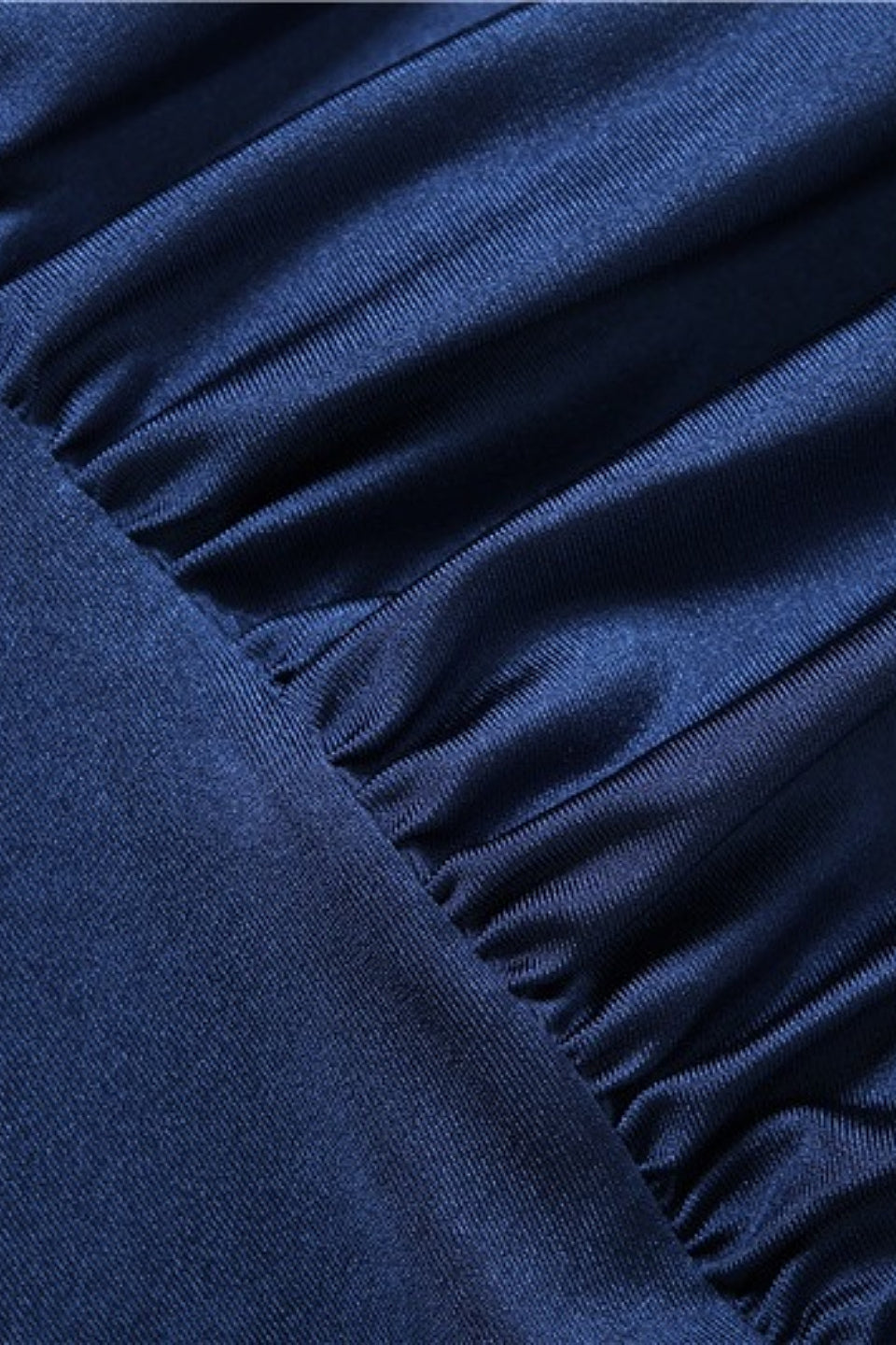 Navy Blue Strapless O-Ring Mini Dress