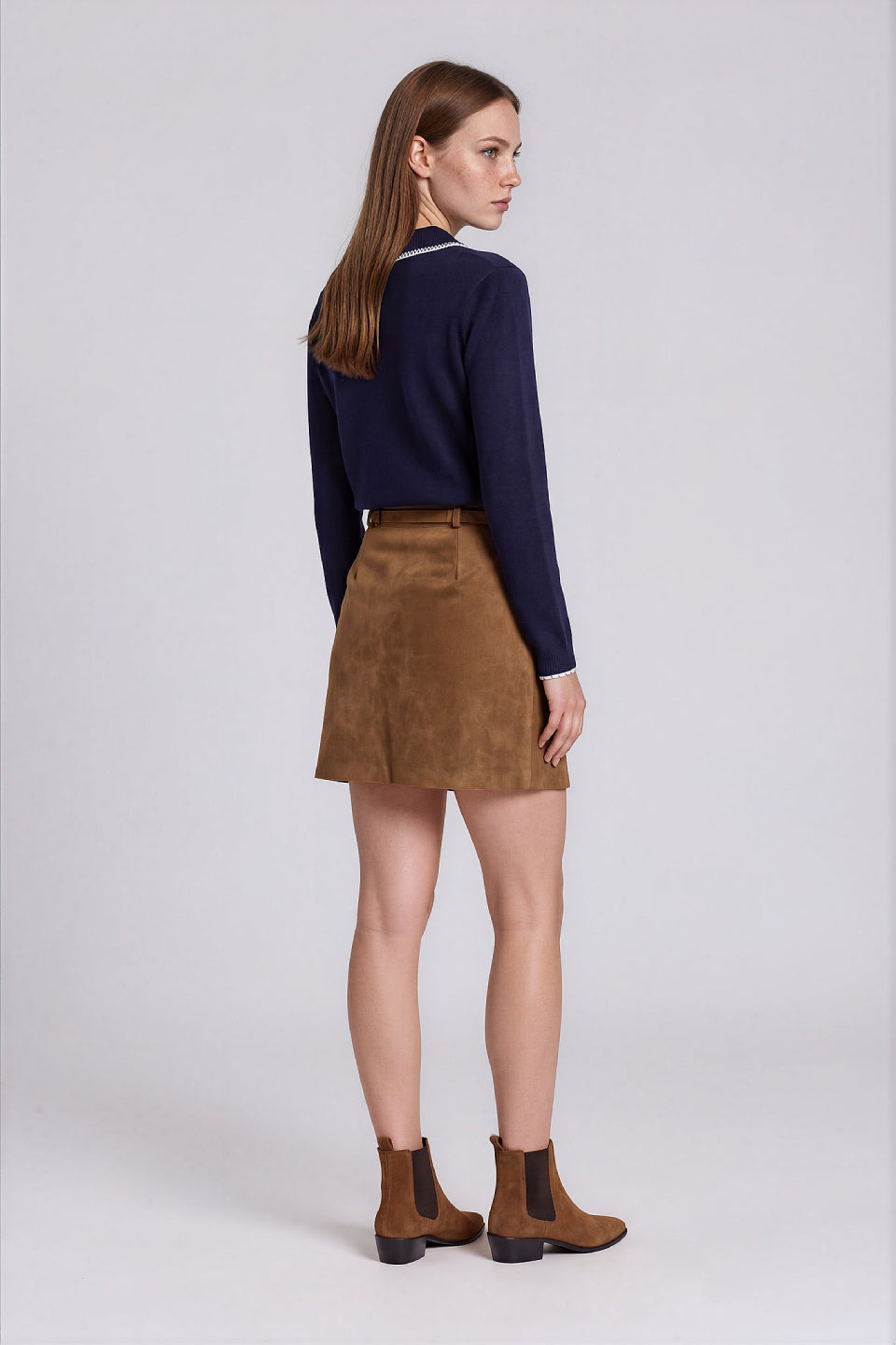 Navy Kitty Stitch Cardigan