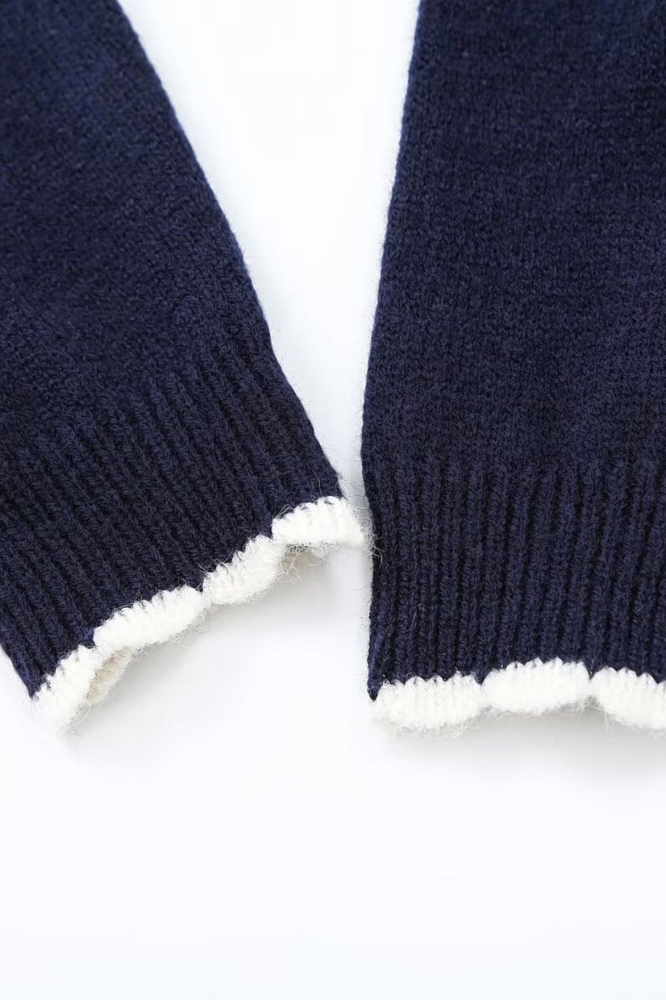 Navy Kitty Stitch Cardigan