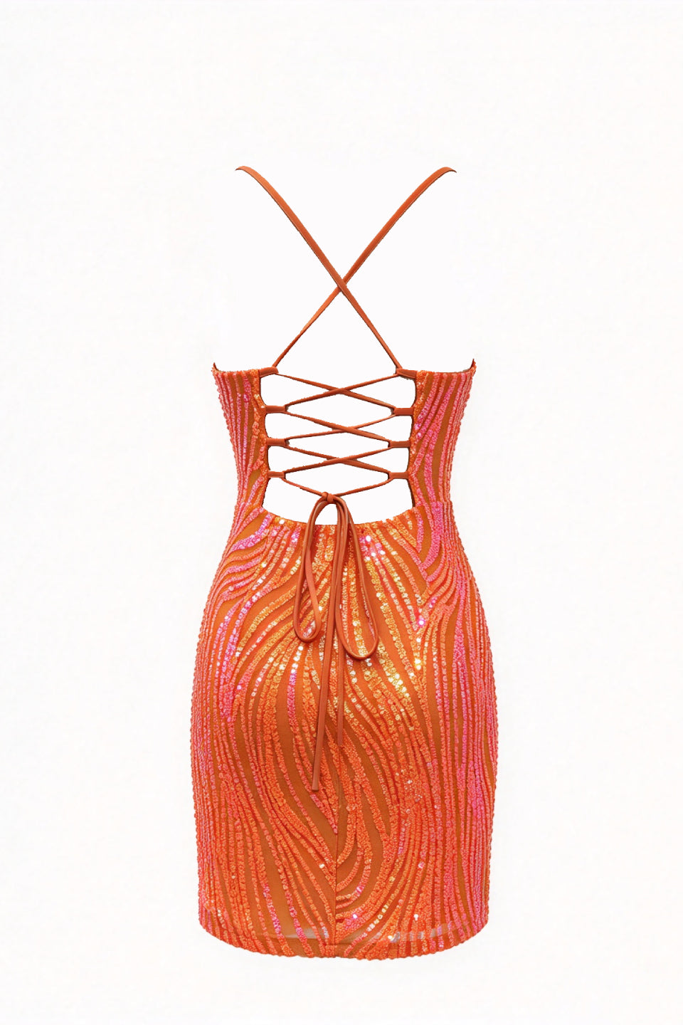 Sunset Ombre Sequin Mini Dress
