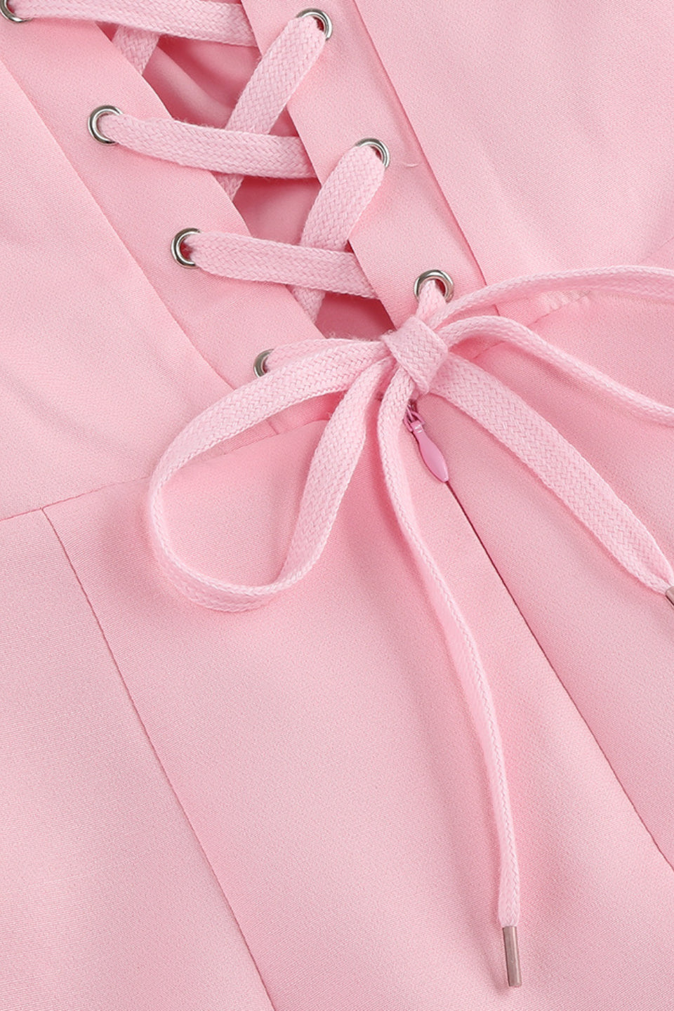 Pink Rose Corset Mini Dress