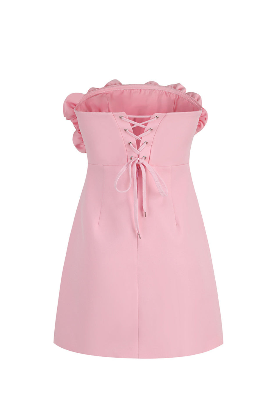 Pink Rose Corset Mini Dress