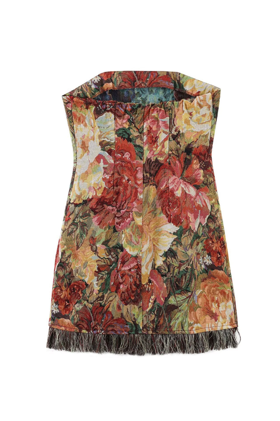 Vintage Tapestry Mini Dress