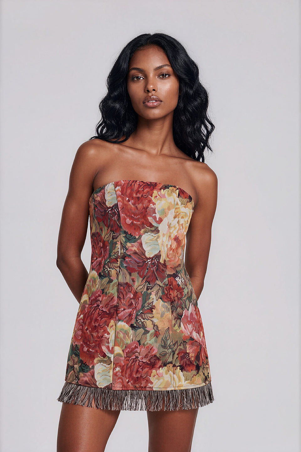 Vintage Tapestry Mini Dress