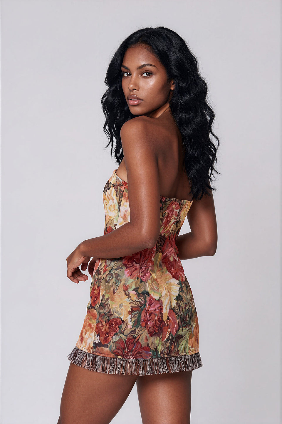Vintage Tapestry Mini Dress