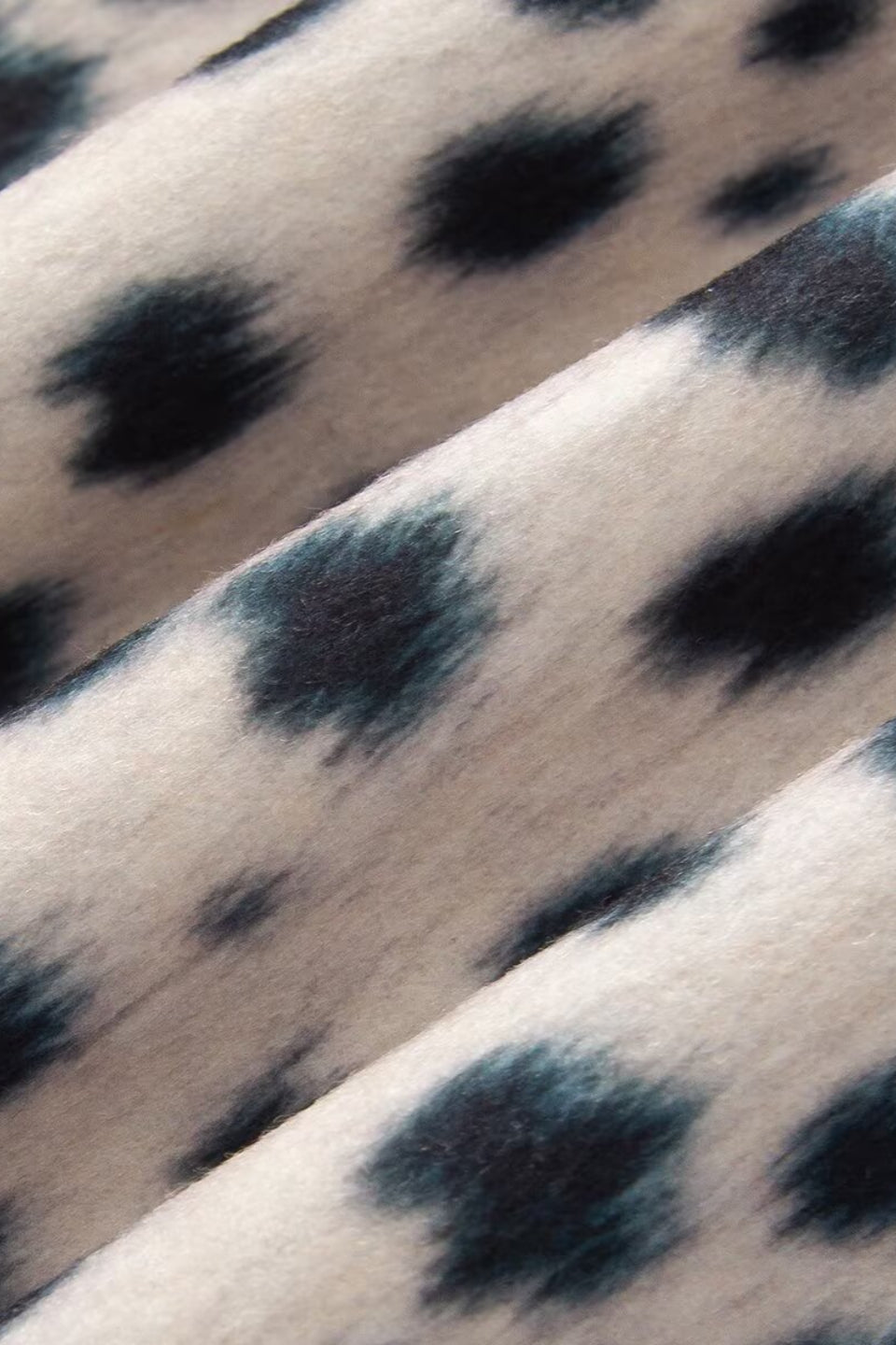 Ivory Leopard Frog Button Jacket