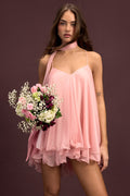 Blush Sparkle Mini Dress