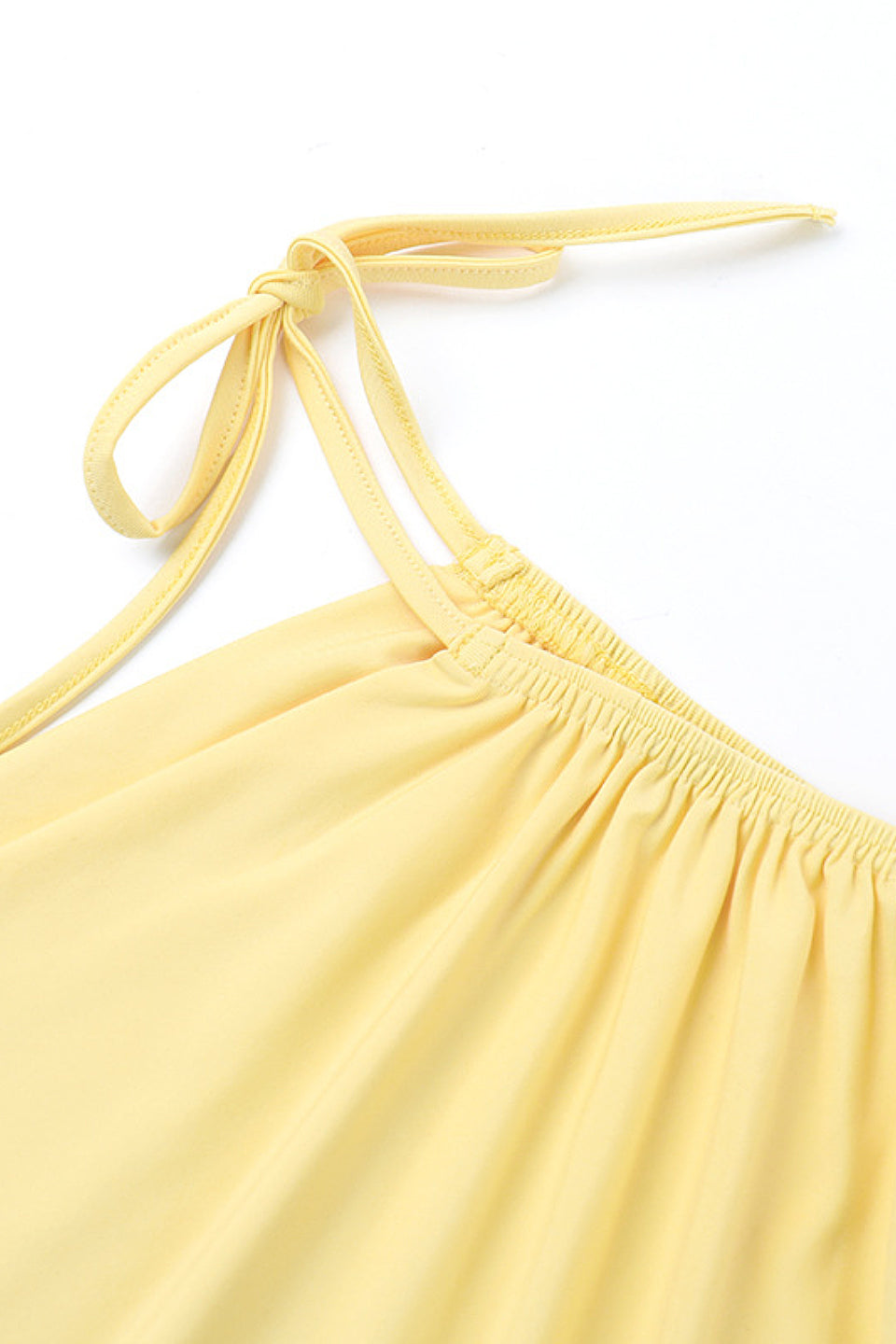 Yellow One Shoulder Top