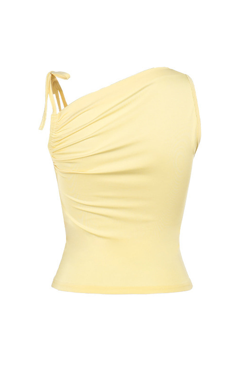 Yellow One Shoulder Top
