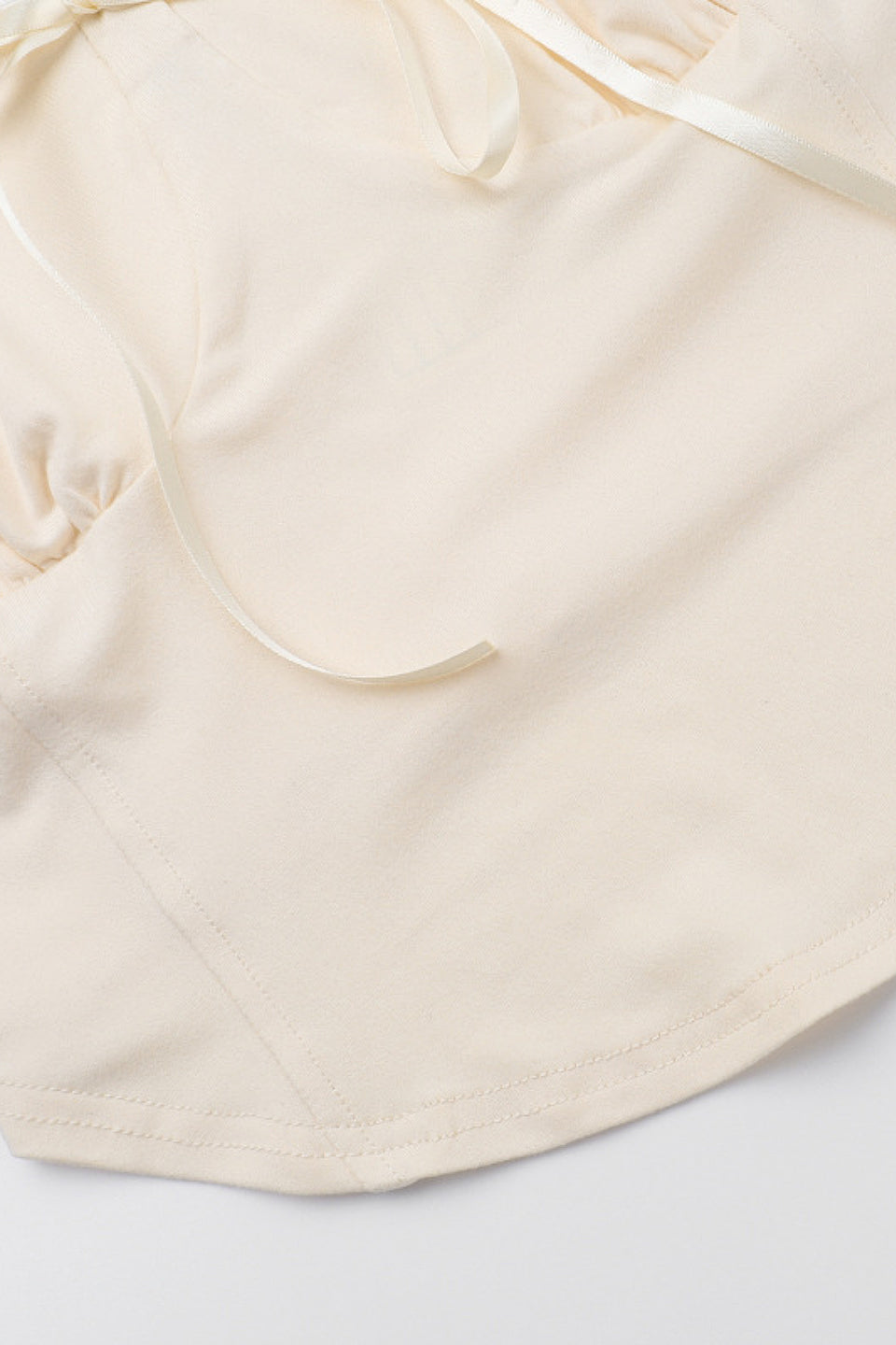 Cream Lace Corset Cami Top