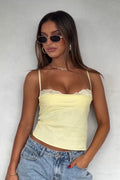 Yellow Lace Cami Top