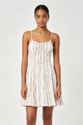 Lace Corset Mini Dress
