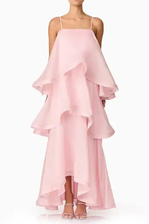 Blush Tiered Maxi Dress