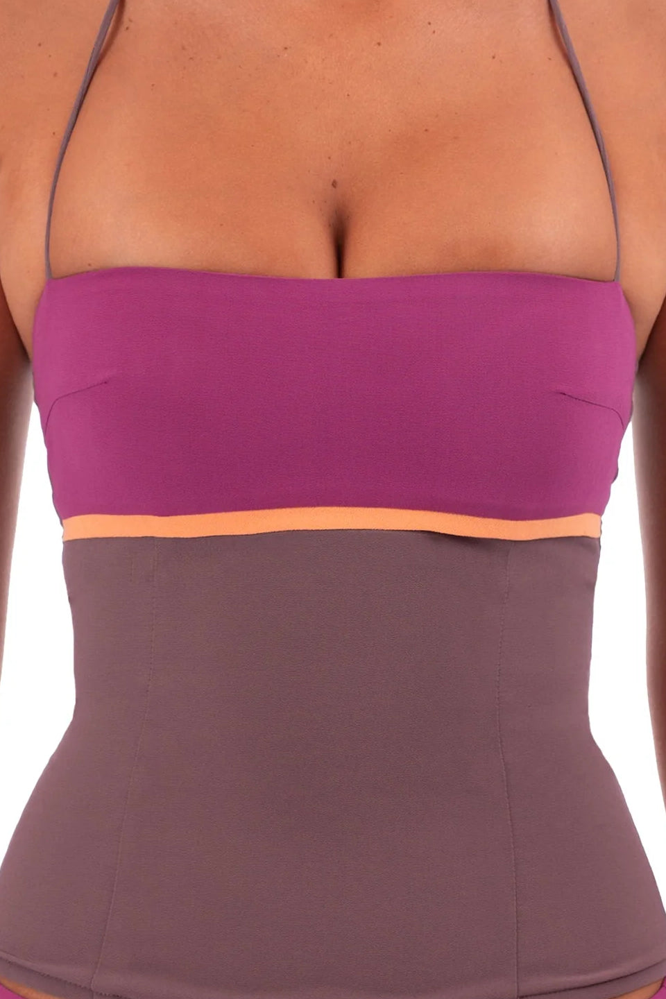 Sunset Corset Tube Top
