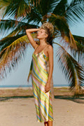 Pastel Coast Midi Dress