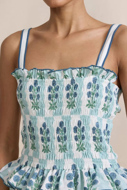 Blue Meadow Maxi Dress
