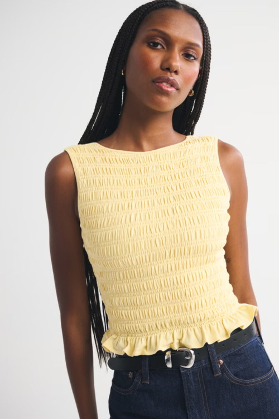 Butter Smocked Tank Top