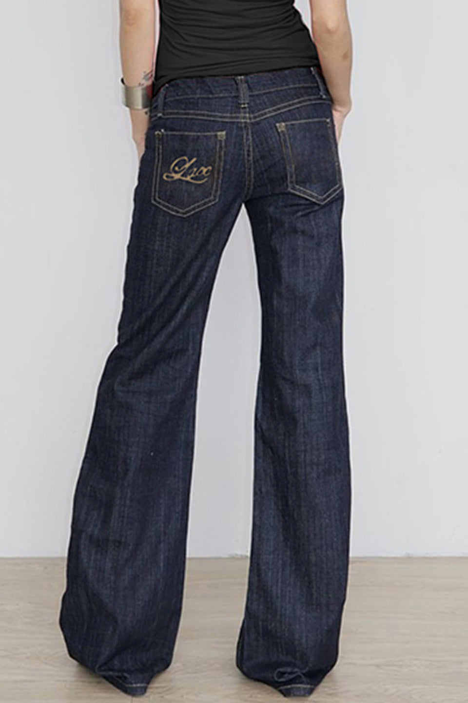 Midnight Retro Flare Jeans