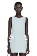 Mint Blossom Mini Dress