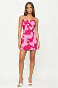 Rosé Petal Mini Dress