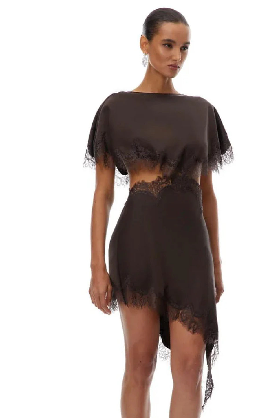 Mocha After Dark Mini Dress