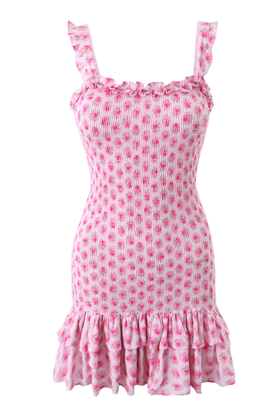 Rosy Meadow Mini Dress