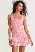 Rosy Meadow Mini Dress