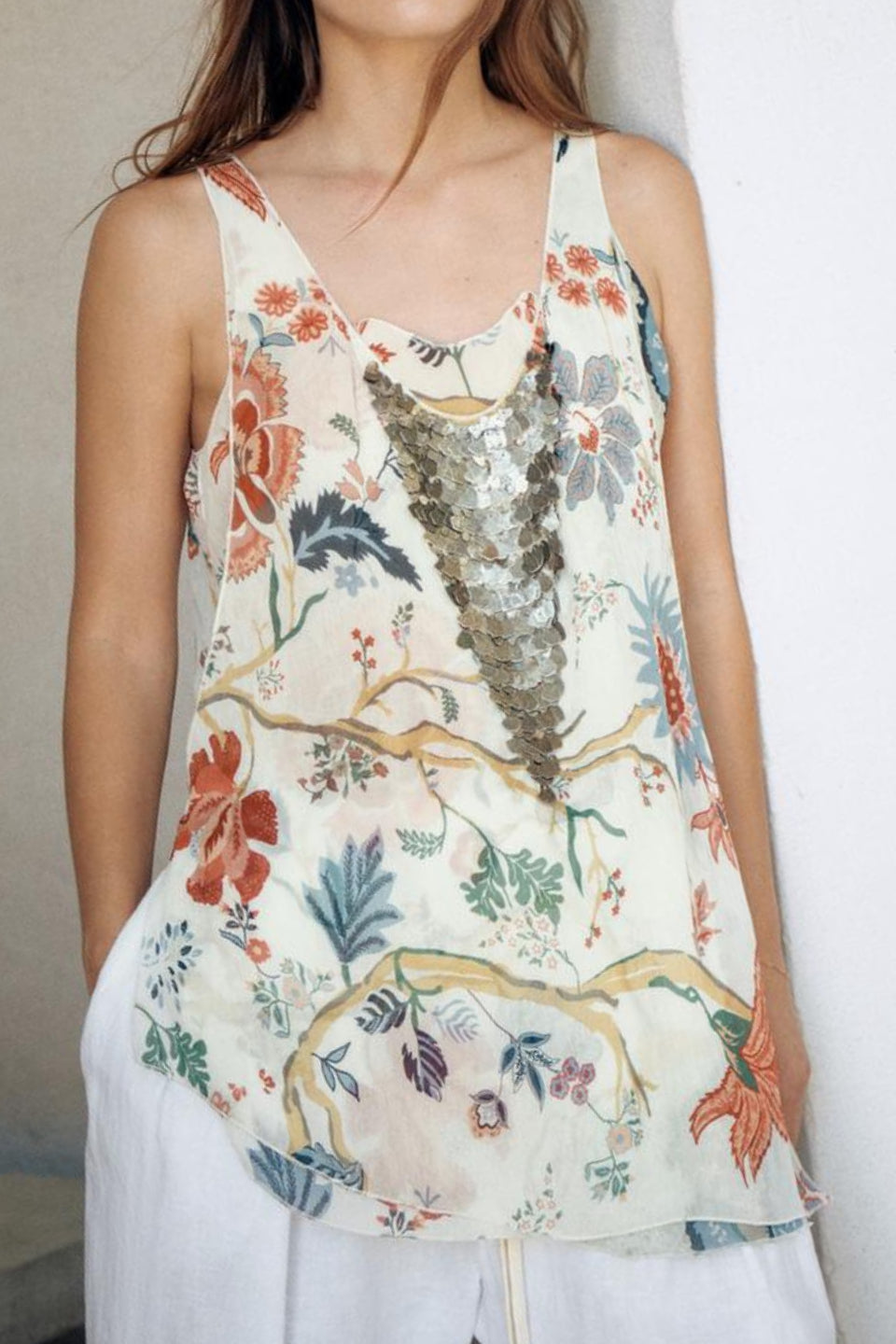 Vintage Bloom Tank Top