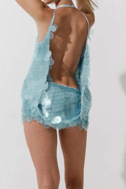 Sky Spark Mini Dress