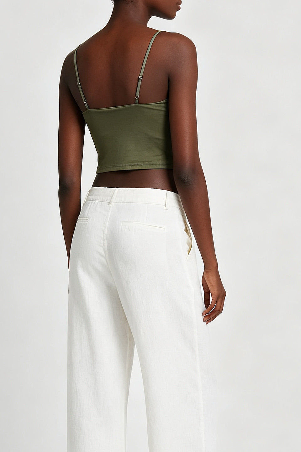Sage Drape Cami Top
