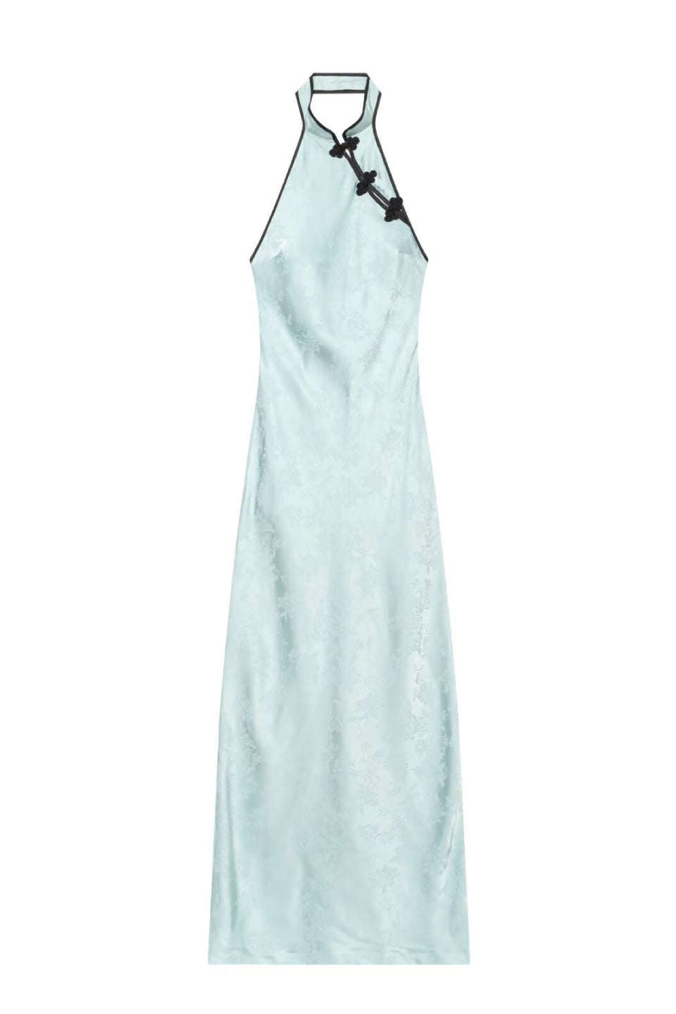 Azure Blossom Qipao
